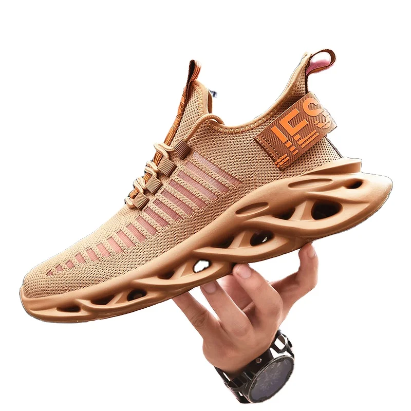 

Sneakers Men Lightweight Blade Running Shoes Shockproof Breathable Male Sports Height Increase Platform Walking Gym Shoes Man, Black,white,brown,green
