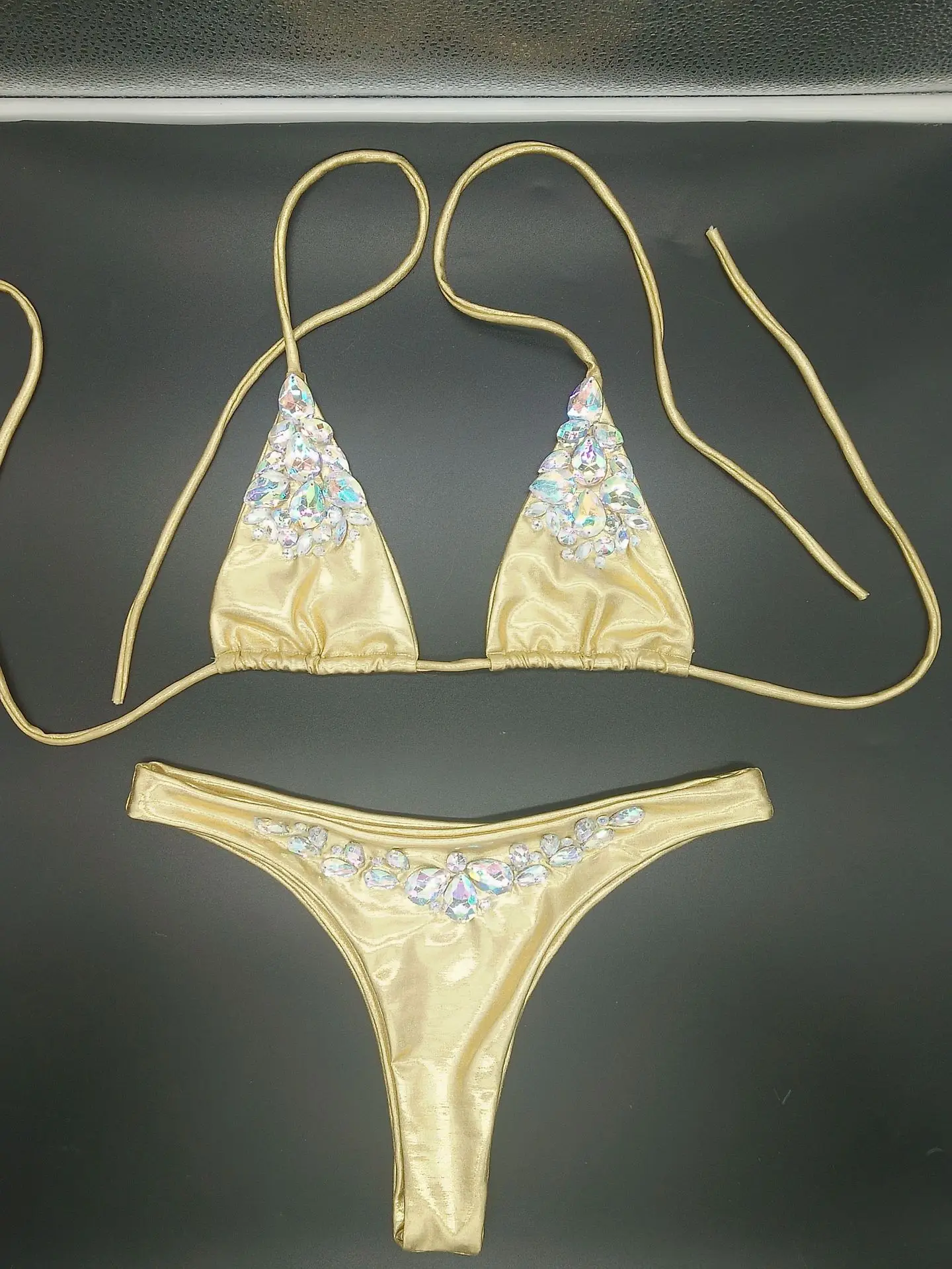 glitter swimwear