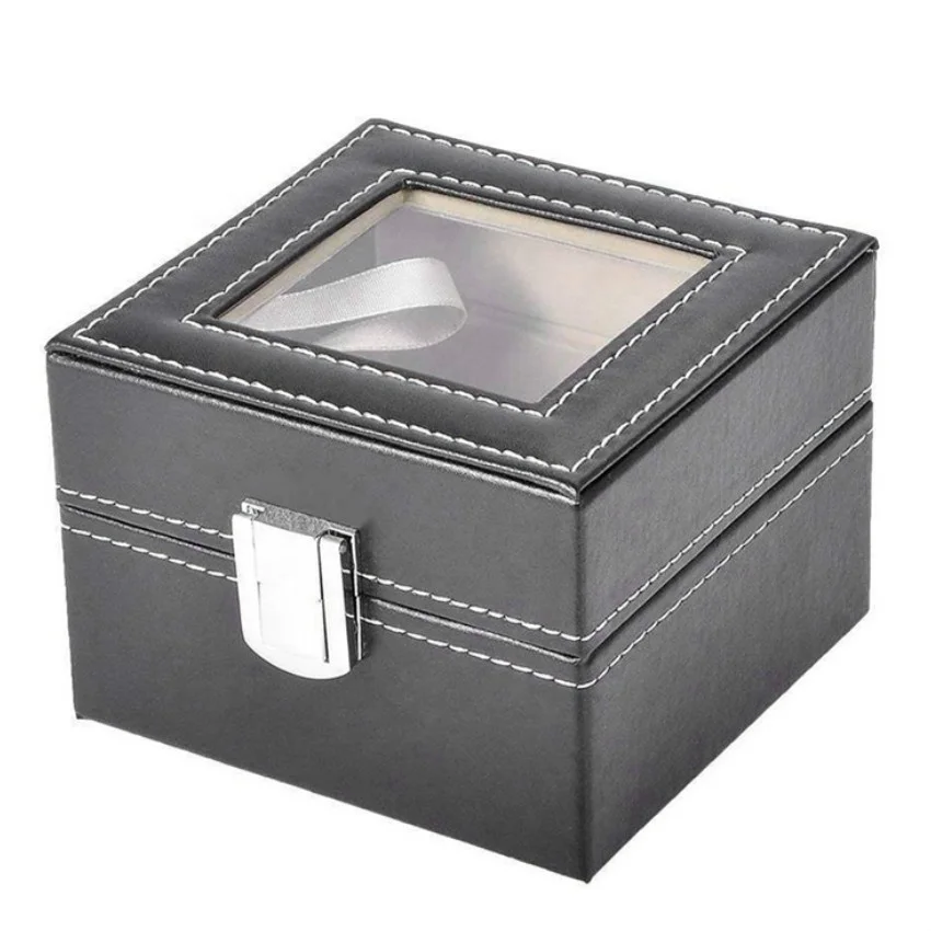 

Fashion Luxury Custom Logo Magnetic Button Pu Leather Multi-Functional Watch Gift Box, Customized color