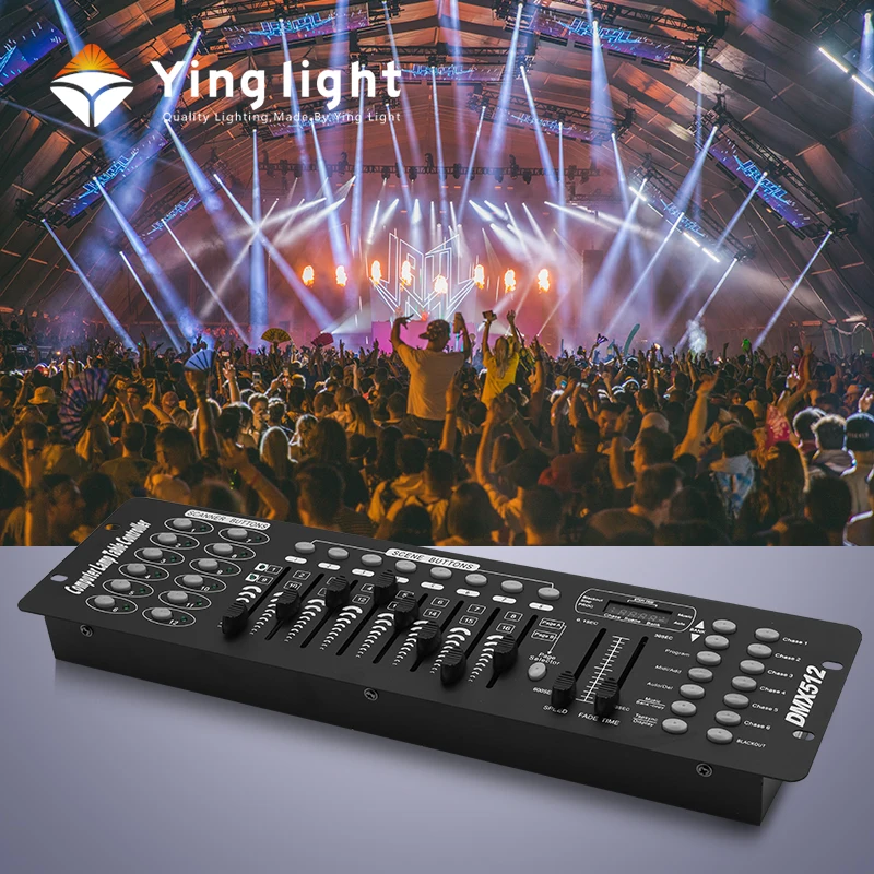 

Professional 192 Dj Lighting Controller Dmx 16 Channels Stage Lighting Console