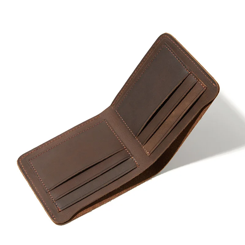 

2022 genuine leather wallet gift cash slim man wallet real leather magsafe wallets for men