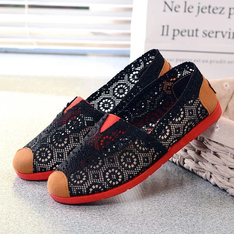 

Lovers hemp rope bottom casual outdoor shoes a pedal lazy shoes spring and autumn solid color large size outdoor shoes, Custom (black &white black&red)