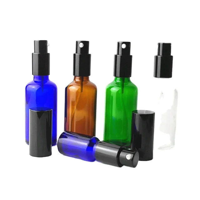 

Colorful essential oil spray bottlecosmetic glass bottle