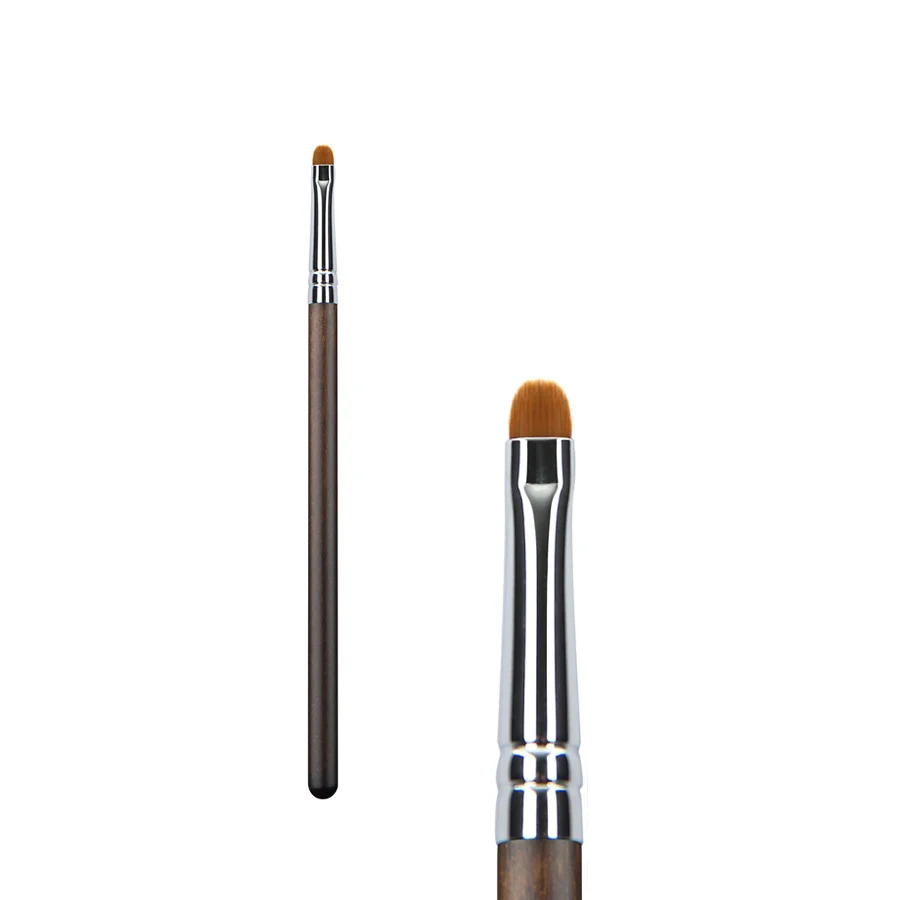 

Professional Eyeliner Lipstick Brushes Wooden Eyebrow Makeup Brush Cosmetic Tool, Brown