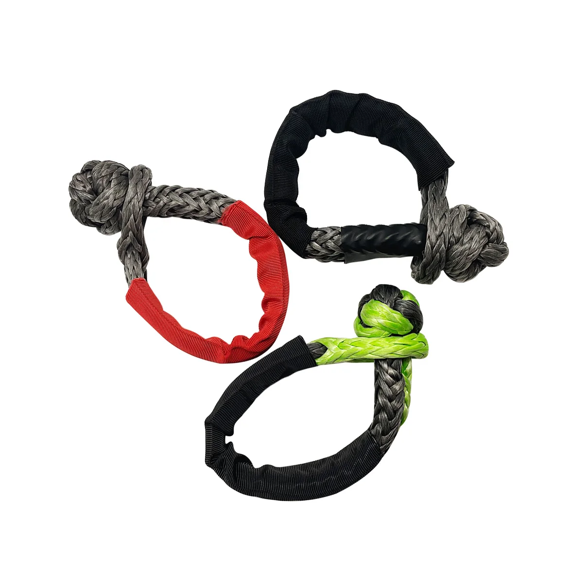 

17tons UHMWPE winch soft shackle off road recovery rope shakle 4x4 for towing rope