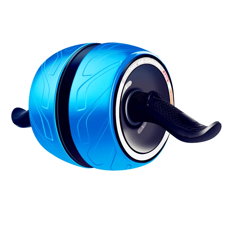 

AB carver wheel roller with knee pad mat automatic rebound multiple angles core workouts ab carver roller, Black/red