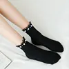 Fashion Korean Socks Wholesale Custom Handmade Pearl Lace Crew Socks