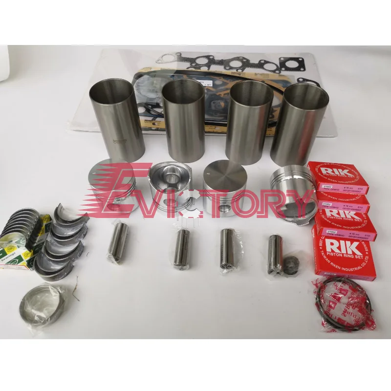 

For kubota V1502 overhaul kit + valve + guide rebuild kit piston ring gasket