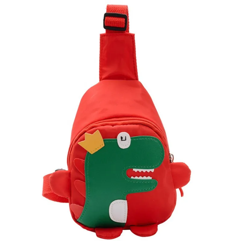 

2021 New Summer cartoon little dinosaur chest bag Nylon cross-body bag