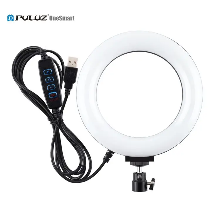 

photographic lights 6.2 inch selfie LED ring light PULUZ photographic equipment light ring
