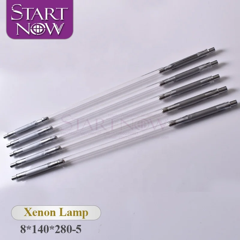 

Xenon 8*140*280 YAG Laser Xenon Tube Xenon Arc Lamp Flash Laser Pulsed Tube For Nd:YAG Laser Welding Cutting Machine Accessory