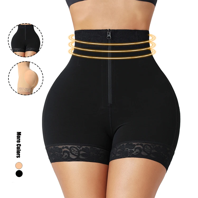 

Plus Size Butt Lifter Shaper Body Shaper Pants Women Shapewear Waist Tummy Control High Waist Trainer Body Shaper, As picture show