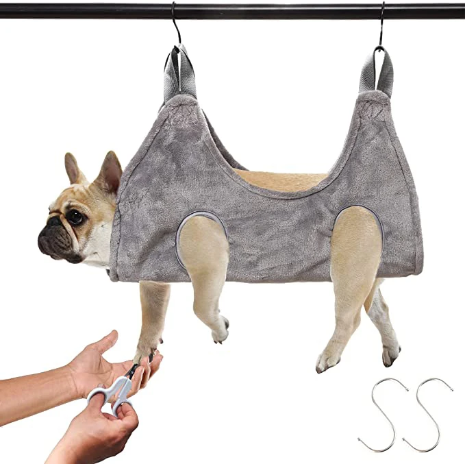 

High Quality Flannel Custom Logo Pet Hammock Bed Dog Pet Towel Pet Grooming Hammock, Customized color