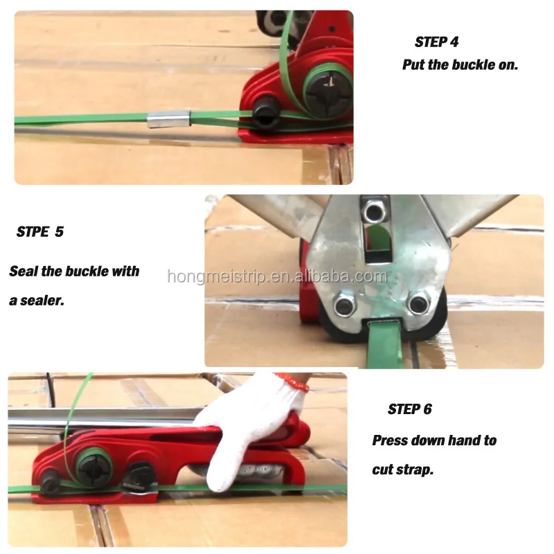 handheld carton strapping machine SD330 hand strapping tool for pp polyester plastic strap