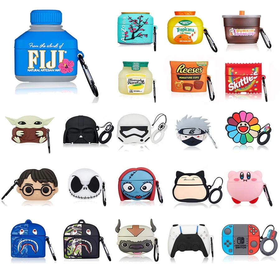 

Gemfits Custom Waterproof Shockproof For Funda Protectora Para Airpods Protective Cover For Apple Airpods Pro 3 Cases, Multiple colors