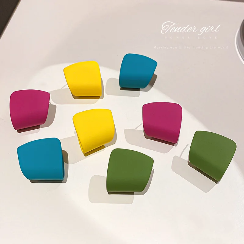 

fashion trendy wholesale candy color summer earrings