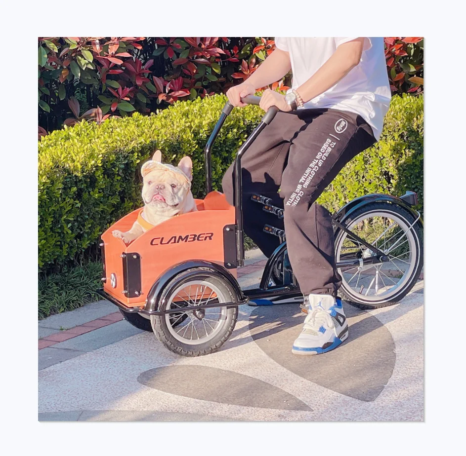 

European Pet Scooter Trend Brand New Design Popular Cute Bicycle Cat And Dog Stroller