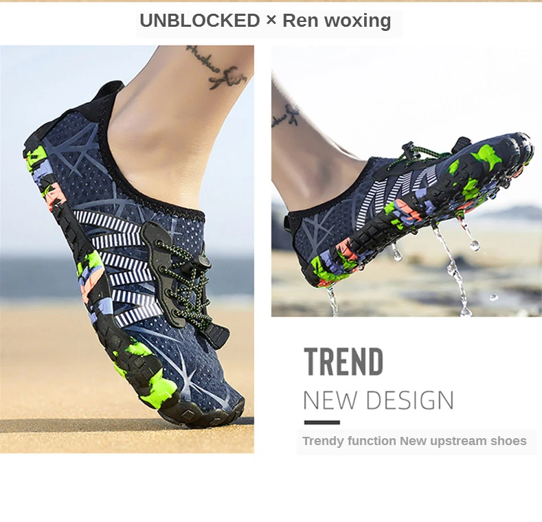 New arrived outdoor hiking shoe fingers five finger water rubber aqua shoes with wholesale price