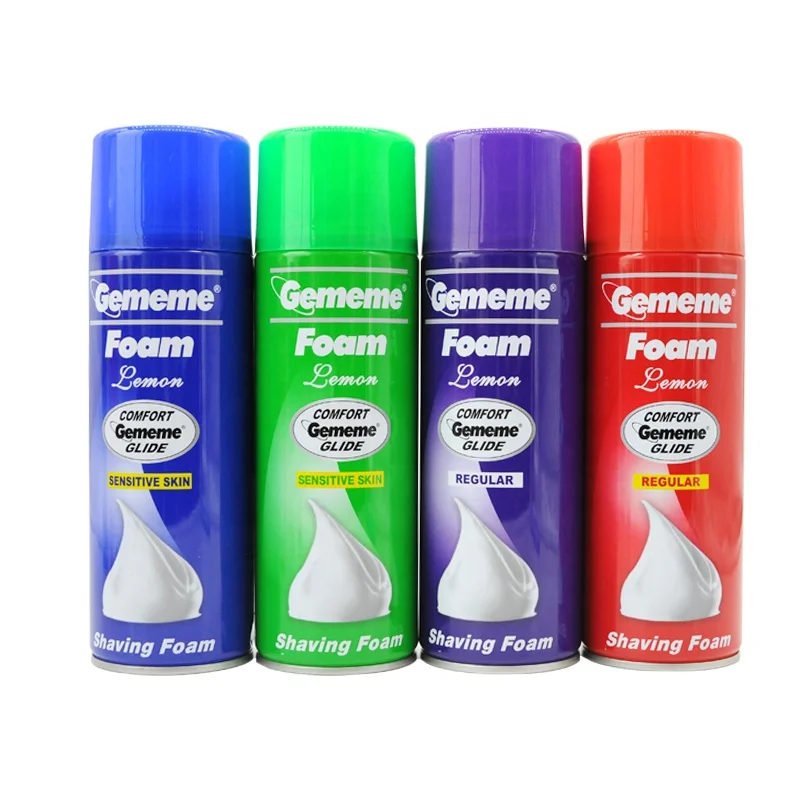 

Hot Sale 400ml Colorful Mens Shaving Foam Shaving Cream, White