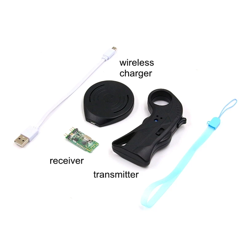 

2.4GHz remote control wireless charging radio waterproof transmitter receiver for electric skateboard surfboard hydrofoil e-foil