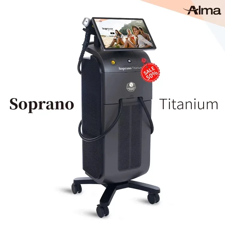 

2022 4K Alma Soprano Ice titanium Platinum diode laser 755 808 1064 808 laser hair removal soprano laser hair removal machine