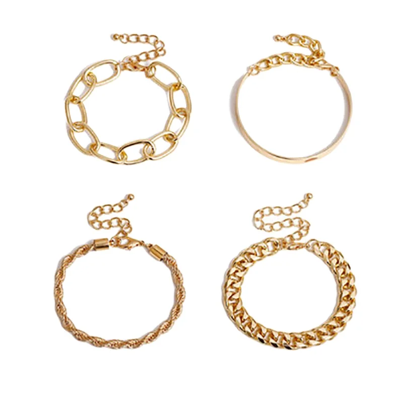 Punk Metal Twisted Rope Chain