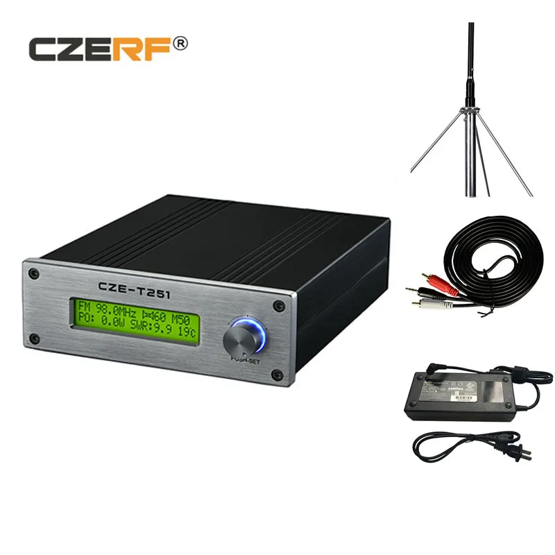 

Free Shipping 25W FM Transmitter for Theather, Silver
