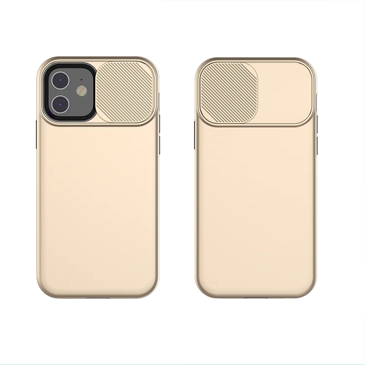 

fashionable slide camera lens protection cell phone back case for iphone 12 pro max slide window case