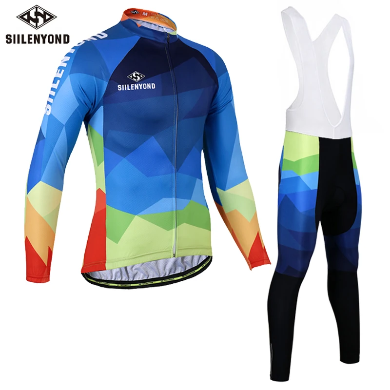 

Pro Winter Keep Warm Cycling Jersey Set Thermal Fleece Bicycle Cycling Clothes MTB Bike Sportswear Cycling Clothing Sets