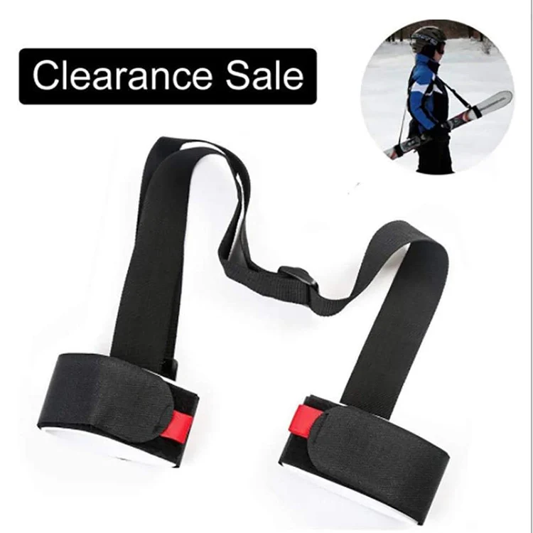 

OEM Supplier Ski Snowboard Easy Handbag Cross Country Ski Pole Shoulder strap ski carrier Strap, Black, white, or customize