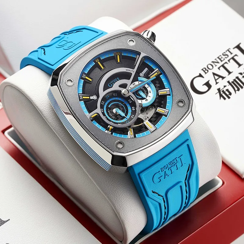 

Ready to ship watches luxury brand automatic mens 316l stainless steel with mechanical GATTI