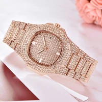 

Iced Out Mens Watches Crystal Date Quartz Watch Hip Hop Wrist Watches HIP HOP Gold Watch Men Diamond Men Watches