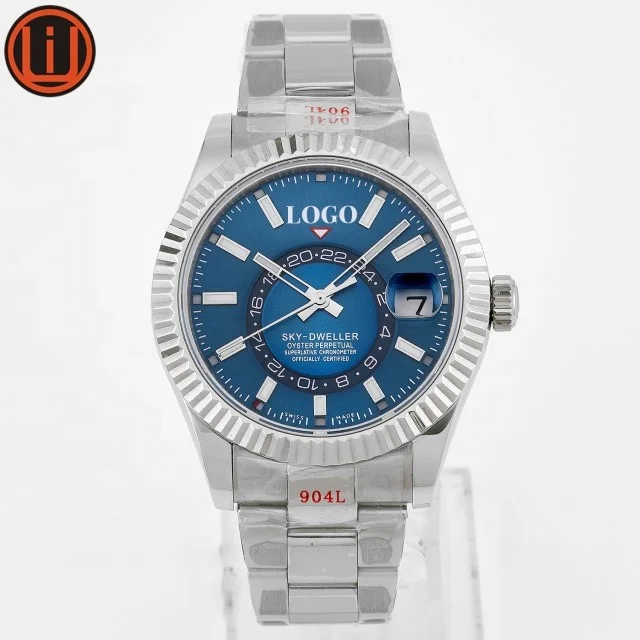 

Luxury Men Watch Sports Diver Noob Factory 9001 Movement 326934 Sky Dweller Watch