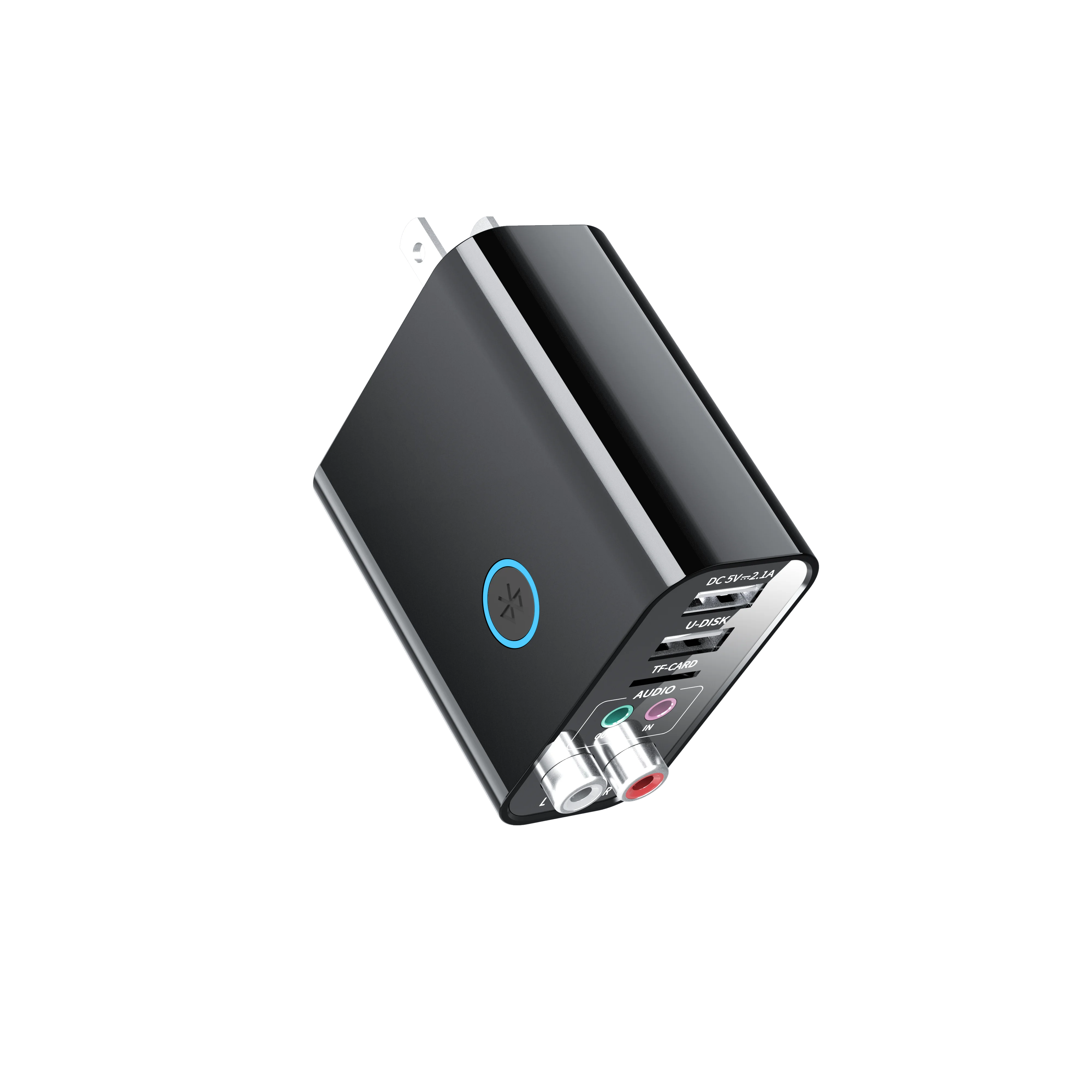

BT blue tooth 5.0 Transmitter Receiver with Power adapter charger mobile phone tablet fast charger for TV Air pods
