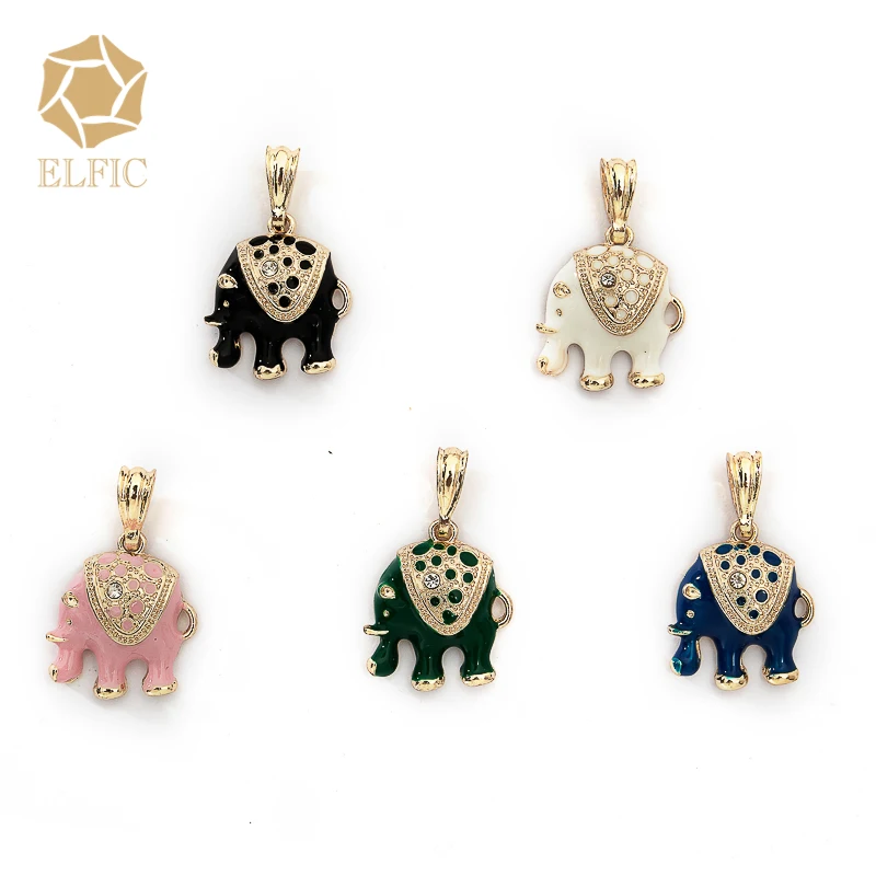 

Elfic Exquisite and personalized animal jewelry Elephant Pendant