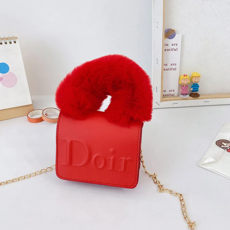 

Trendy brand plush hand bag new tote chain women crossbody bag shoulder bag ladies handbags