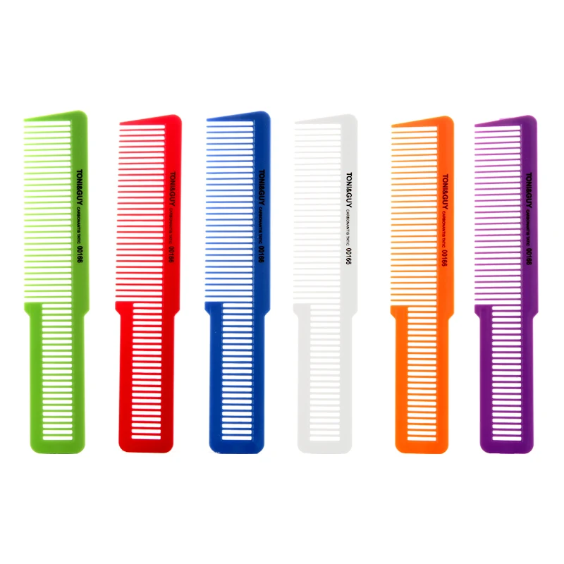 

Hair tail comb hair barber cutting the 166 plastic material colorful multi-functional hair comb for barbershop salons