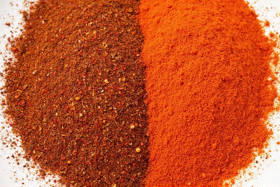 Shelf display of recommended spice brands