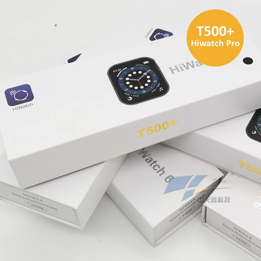

full touch screen IWO smart sport watch T500+ 1.75 inch fitness watch waterproof smart bracelet smart watchband android ios