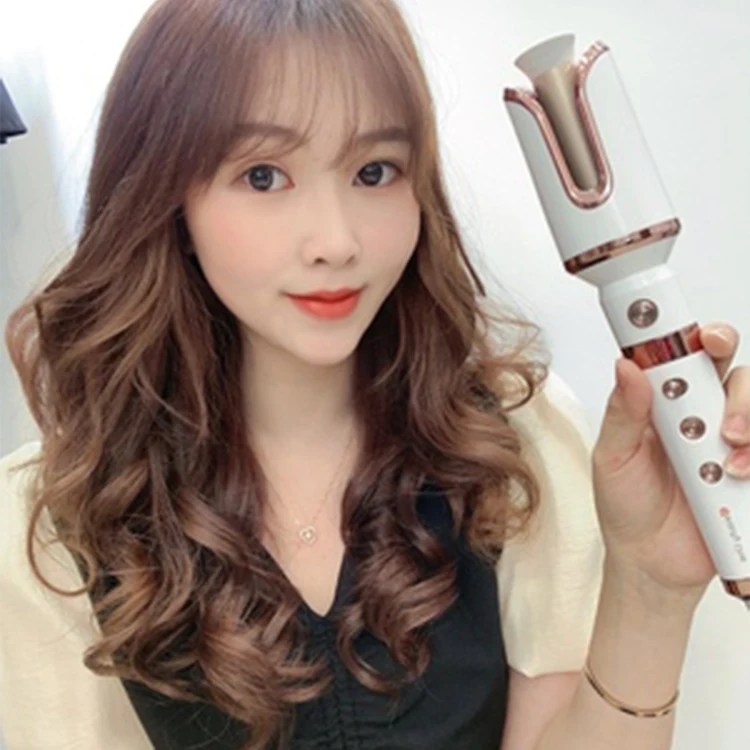 

Auto Hair Air Spin Curl 1 Inch Ceramic Rotating Electric Air Spin Hair Curlers Automatic Curling Iron For Hair Types Tool/