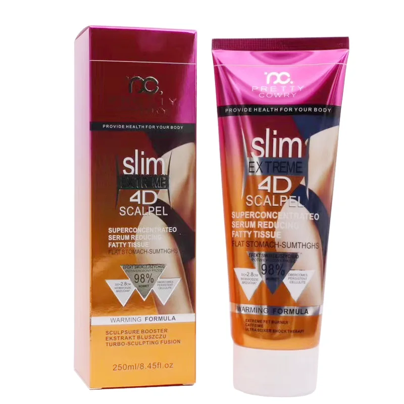 

200g Slim Extreme 4D Liposuction Body Serum Professional Intensely Slimming Remodeling cream for easy fast to remove cellulite