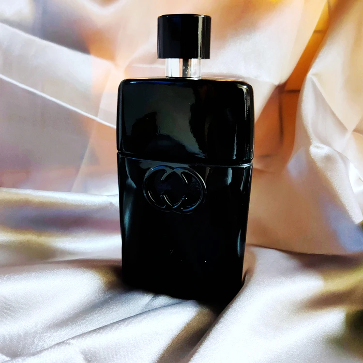 60ml All Black Print Men's High-end Cologne Perfume Bottle - Buy ...