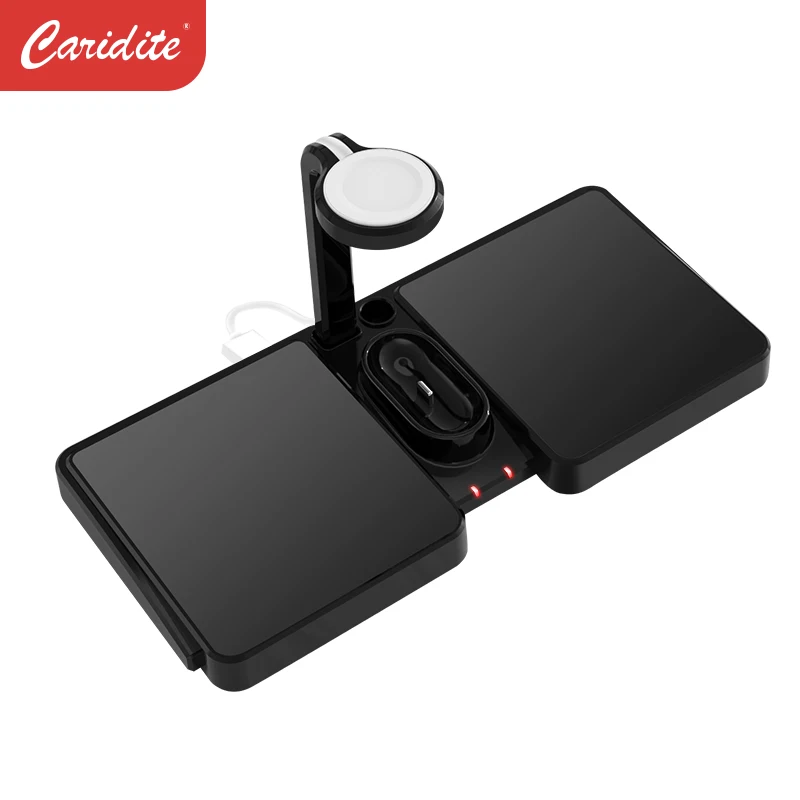 

Caridite wireless charger 4 in 1 new product for 2020 for Apple/Android mobile phones for iphone/watch universal Drop Shipping