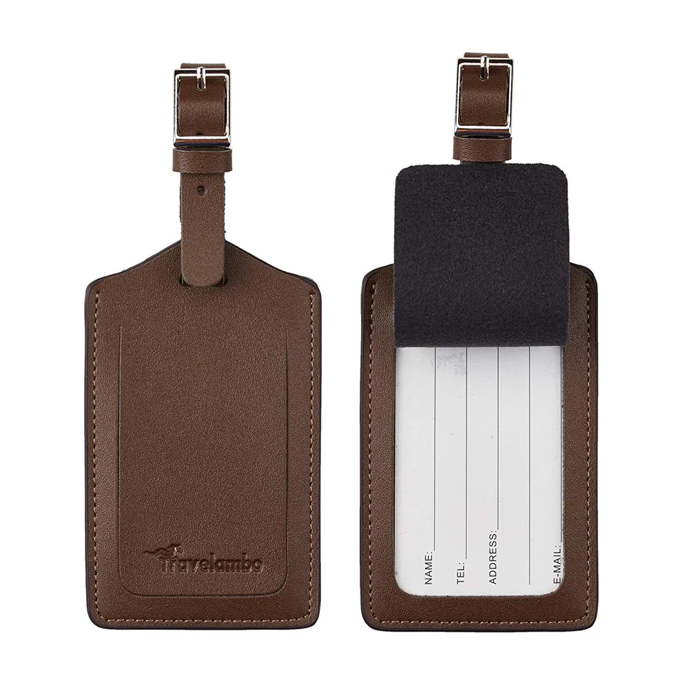 pu luggage tag