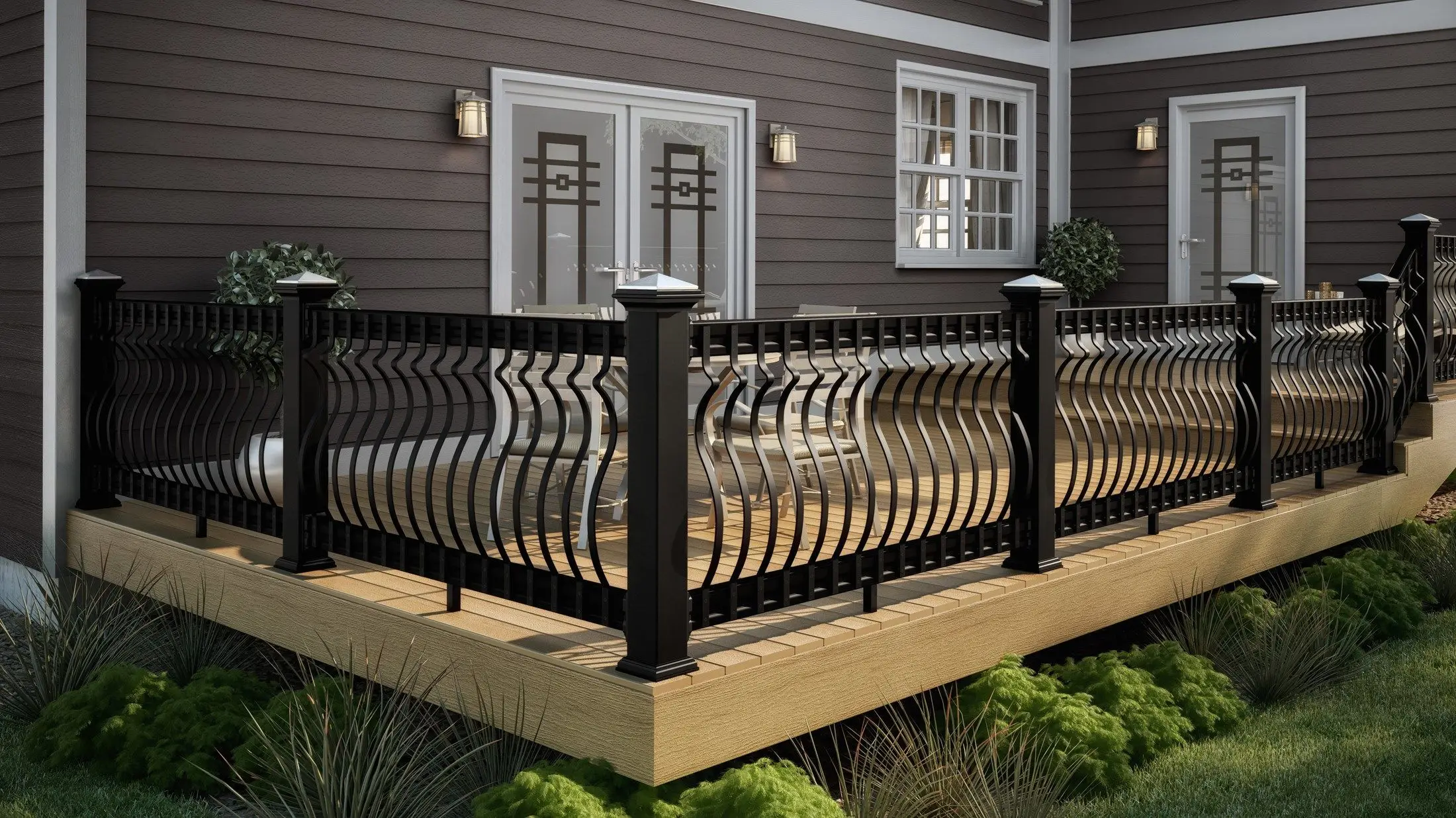Franch Railing French Wrought Iron Balcony Railing With Galvanized Steel And Aluminum ...