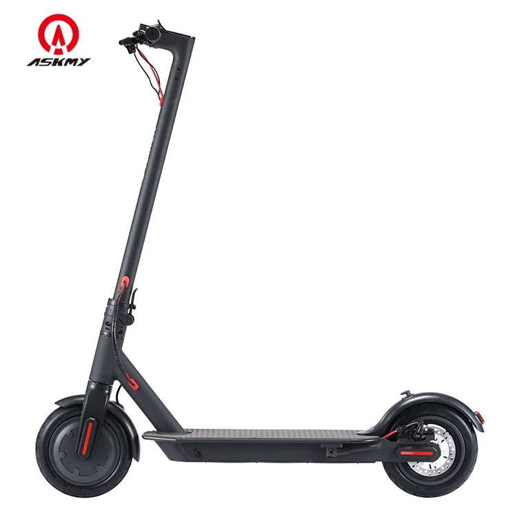 

ASKMY 2020 European New 8.5 inch pneumatic Tire Adult Scooter Electric 250W Motor 7.5Ah Battery Foldable E-scooter
