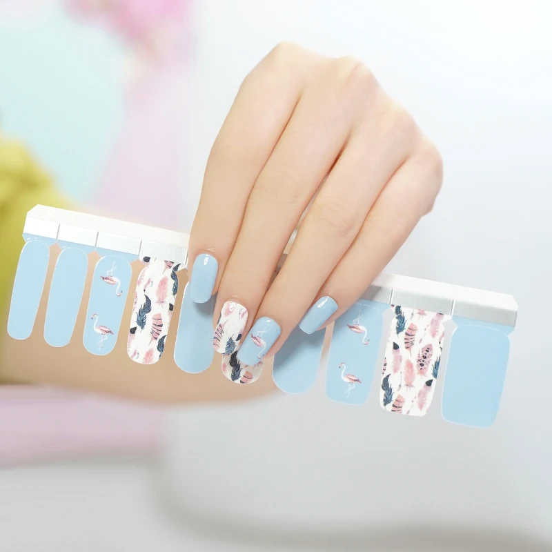 

Custom wholesale nail wrap nail vinyls wraps nail polish strips, Customers' requirements