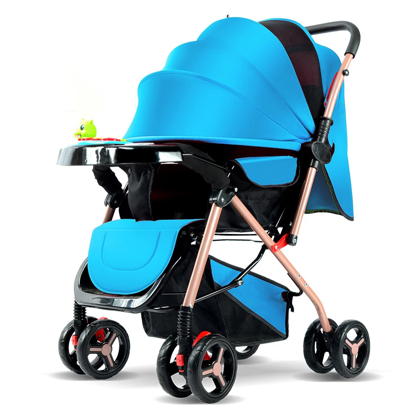 

New Model Hot Mom Twins Lightweight Kids Stroller Pram Travel Comfortable 3 In 1 Luxury Carrier Foldable Baby Stroller for Baby