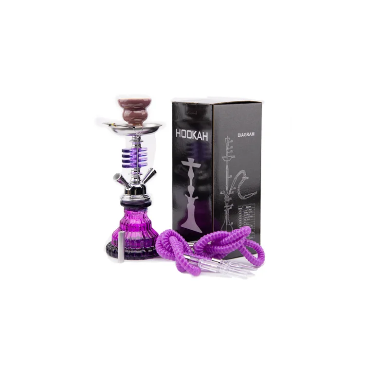 

Wholesale portable Travel customization shisha high quality fashion popular hookah shisha, Purple