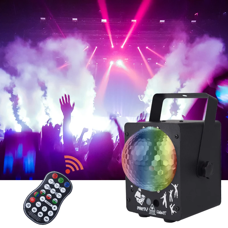 

Party Lights Sound Activated 60 Patterns Projector For Dance Floor Wedding Laser Effect Lighting Dj Disco Strobe Stage Light